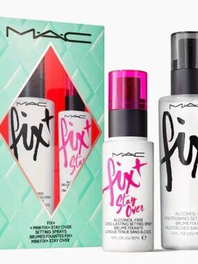 MAC Cosmetics Fix+ Stay Over Setting Spray Duo NWT